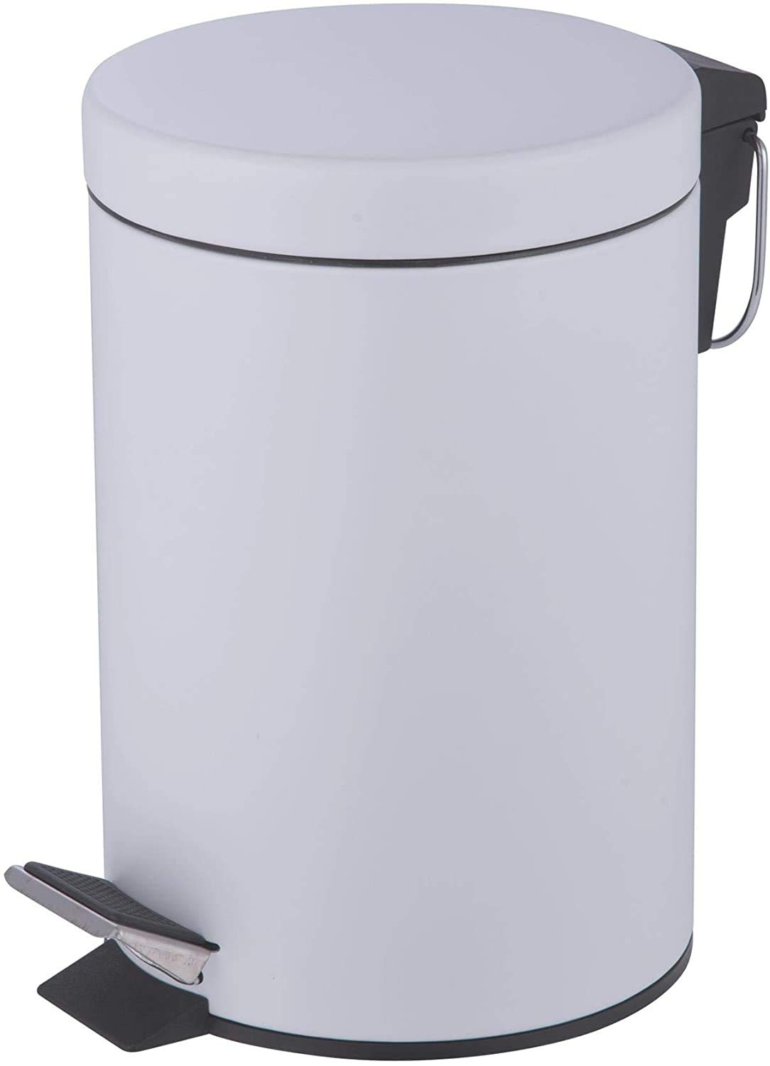 Buy HOMION 3L Litre Round Pedal Bin Stainless Steel Toilet Bath