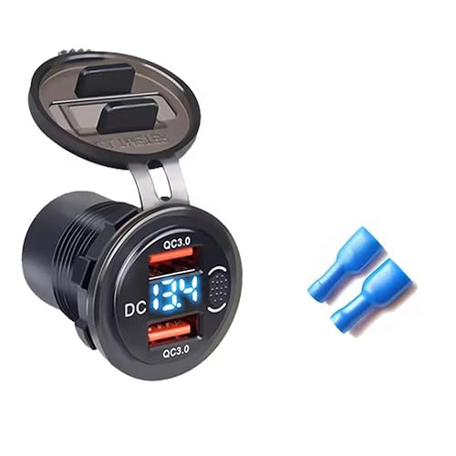 mart USB ԗp USB [d\Pbg 12V / 24V fA RZg PD3.0  QC3. 0ԗp\Pbg LED dv I/It XCb` {^ ԍڏ[d PD3.0 QC3.0 fA12VΉ 24VΉ J[`[W