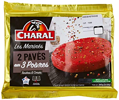 Charal Pavé mariné aux 3 Poivres 2 x 130 g