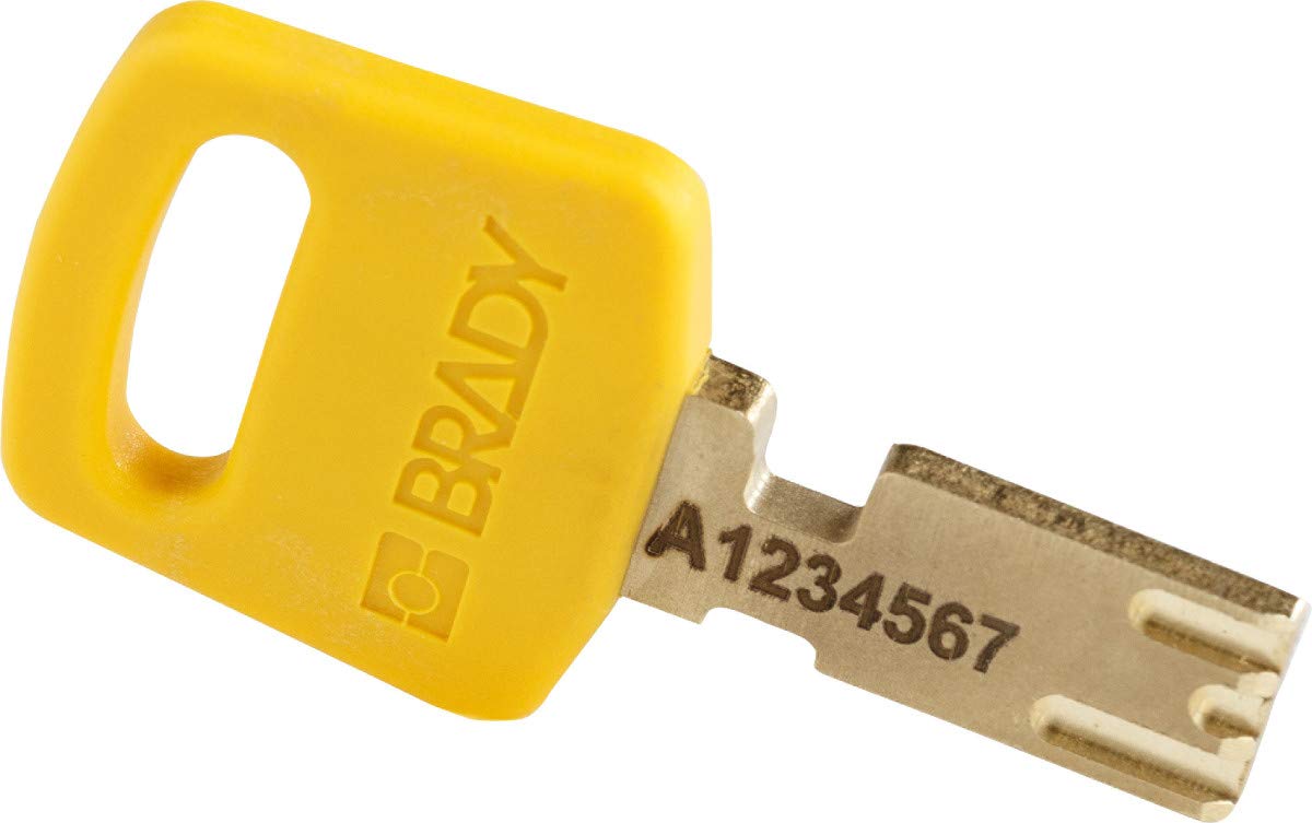 SafeKey Compact Padlock, 33mm x 67mm x 19mm, Yellow - Image 4
