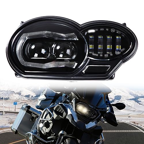 Insufficient Illumination from Low Beams - 2021-2024 BMW R 18, R 18B, & R 18 Transcontinental Motorcycles 5 KAKABAS Motorcycle Front LED Headlights Compatible with BMW R1200GS And GS1200 Adventure 2004-2012 Models Accessories, Front HeadLight HeadLamp with High & Low Beams DRL