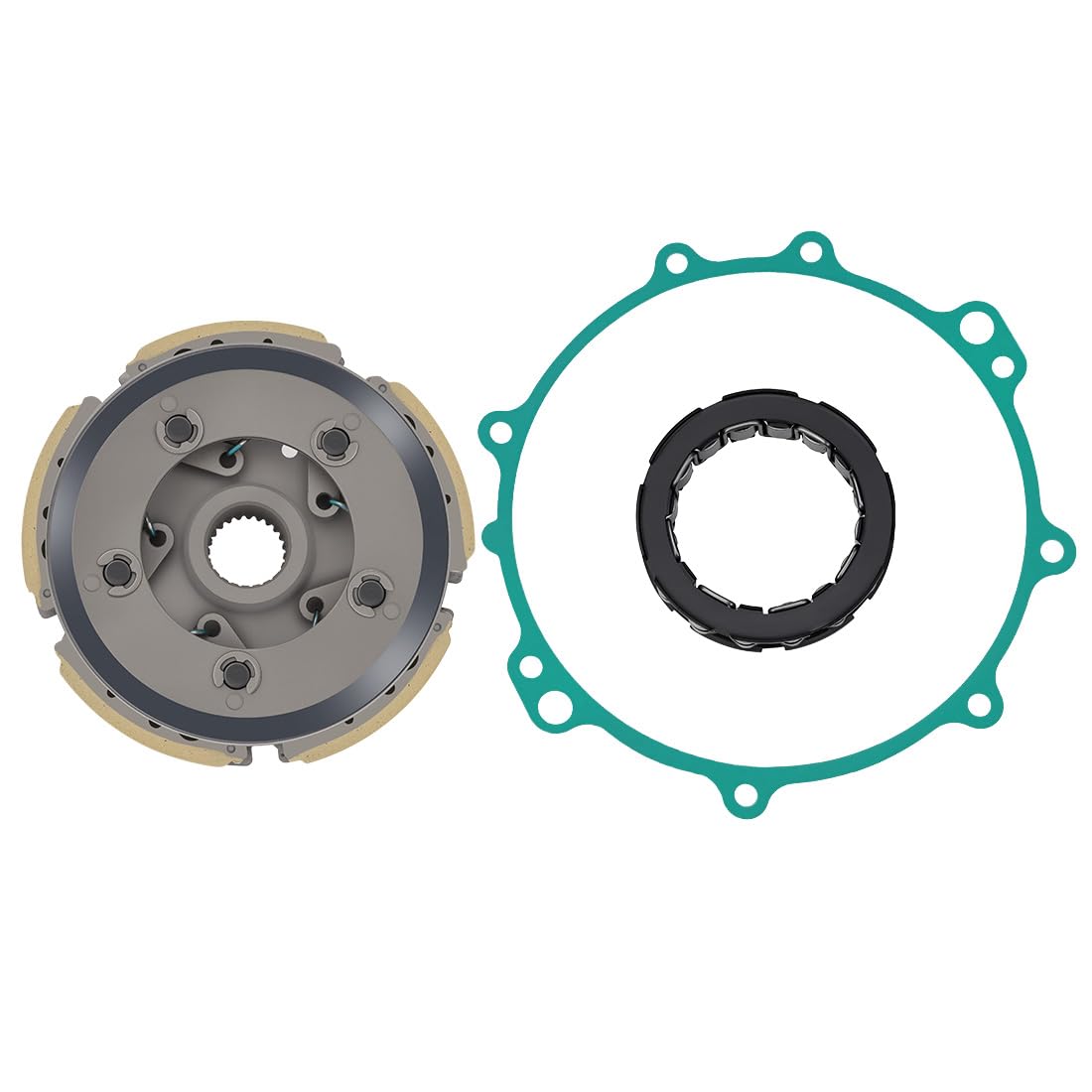 Support d'embrayage centrifuge Humide avec roulement Convient pour Yama-ha Kodiak Grizzly Wolverine Rhino 400 450 YFM400 YFM450 2000-2024 5GH-16620-00-00