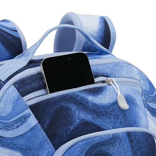 Image of High Sierra Swoop SG Backpack, Travel or Work Laptop Bookbag with Drop Protection Pocket, and Tablet Sleeve, One Size, Blue Marble Swirl
