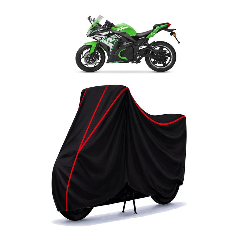 Image of Odysse Electric Vader Water Resistant Bike Cover for All Motorcycles & Rain | Heavy Duty Taffeta Fabric | UV Protection, Dustproof, Scratchproof | All Weather Two Wheeler Cover with Elastic Bottom