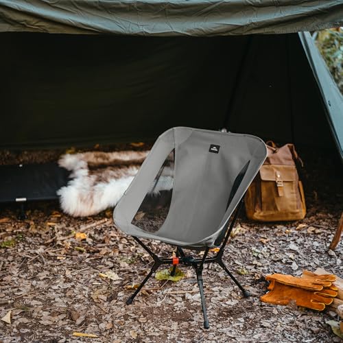 Image of Naturehike YL01 Snap Camping Chair, 1 Second Setup Frame, 441lb Capacity Camp Chair, Portable & Lightweight Backpacking Chair