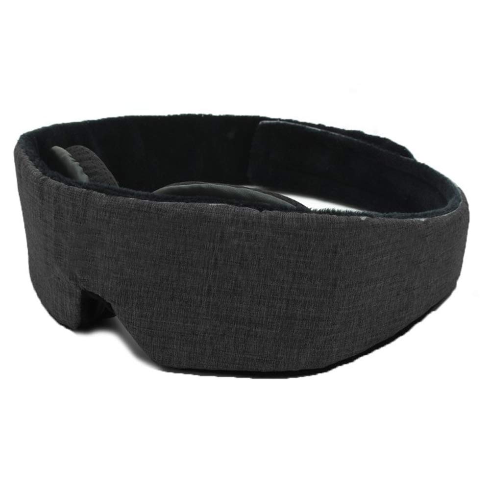 WinCheer Modular Adjustable 3D Sleep Mask, Travel Eye Mask for Sleeping Locking Light 100% Blindfold Airplane Mask Night Blinder Eyeshade for Men Women