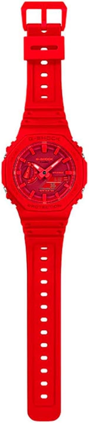 Casio Orologio Analogico Digitale al Quarzo Uomo con Cinturino in Plastica GA-2100-4AER