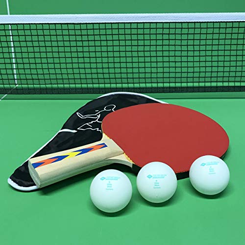 Image of DONIC Waldner Gift 400 All-Rounder Table Tennis Racket /Bat, Colour - Black /Green