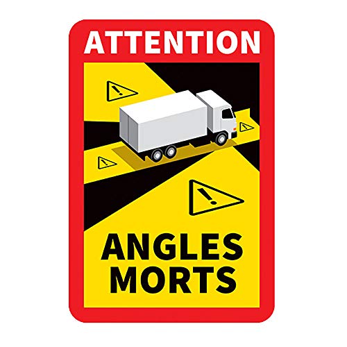 Lot de 3 Adhésifs Angles Morts pour Les camions - Made in France - Longue durée - L.170 x H.250 Cover