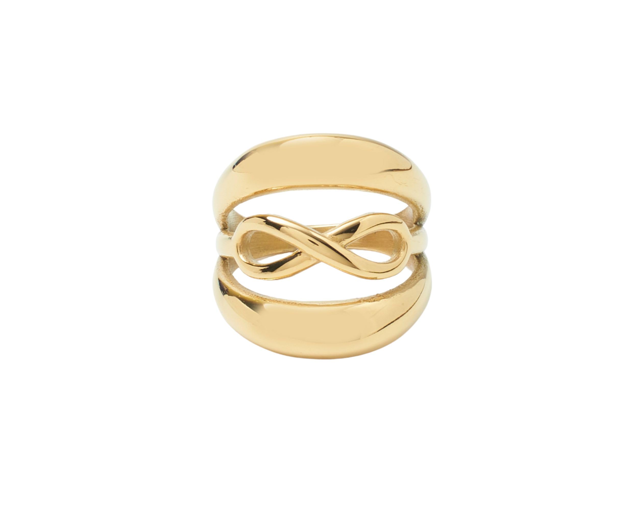 SALTY Fashion Infinite Valor Finger Ring for Women & Girls | Anti-Tarnish | Fancy | Stylish & Minimal | Birthday Gift | Aesthetic Jewellery | Accessories for Everyday Wear (B0CZPB3H62) Amazon Price History, Amazon Price Tracker