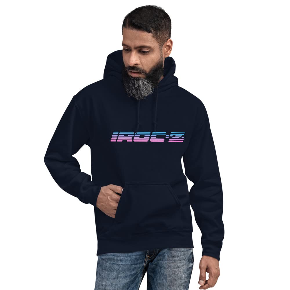 80s Camaro IROC-Z Miami Vice graficzna bluza z kapturem | Pulower dla miłośników samochodów