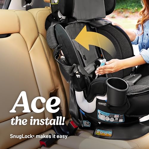 graco turn2me 3-in-1 rotating convertible car seat cambridge rear-facing rotation forward-facing mode highback booster up to 100 lbs adjustable headrest amp harness steel reinforced frame