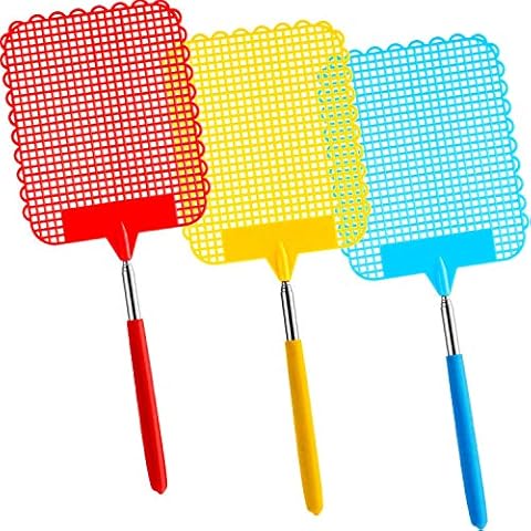 3 Piezas de Matamoscas Extensible Grande Cover