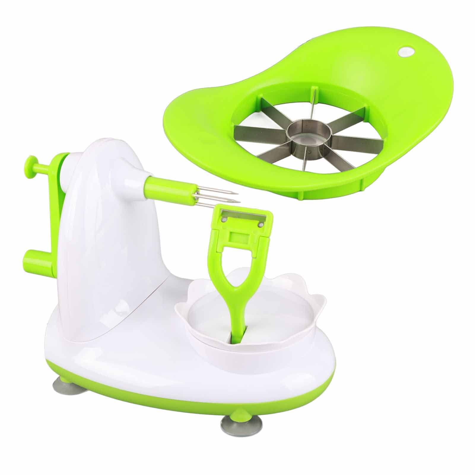 Pelapatate A Manovella | Per Mele, Patate E Verdure Tonde, Con Affettatrice, Facile Da Pulire - Foto 8