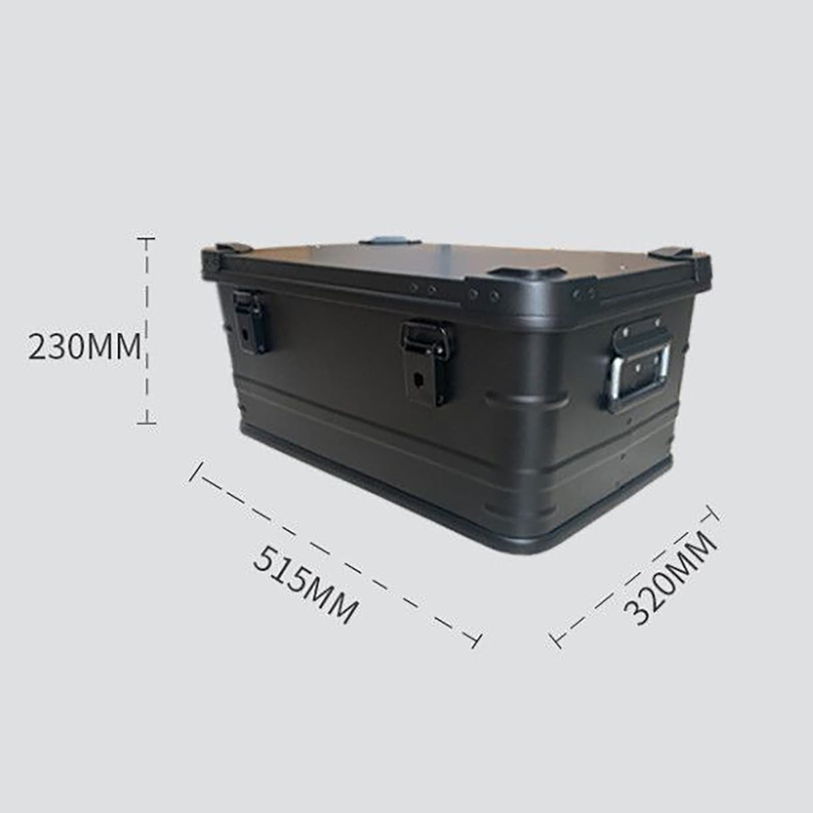 Amazon｜アルミ コンテナボックス 蓋付き 30L/50L/80L 収納ボックス