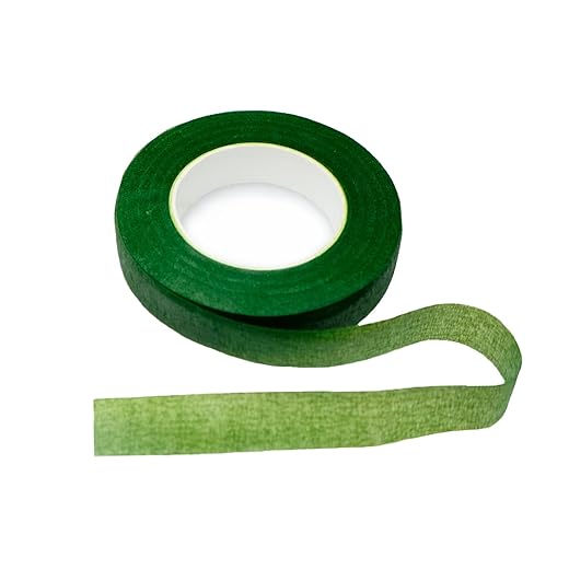 Dark Green 30-Yard Floral Tape for Stem Wrapping
