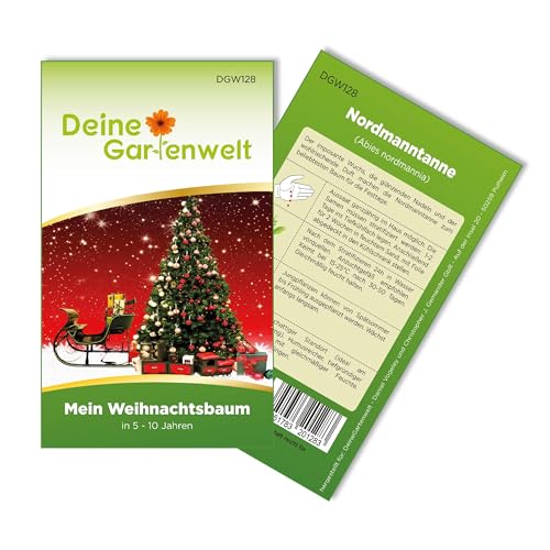 Tannenbaum Samen - Nordmanntanne selbst pflanzen - Weihnachtsbaumsamen - Saatgut für 5 Pflanzen