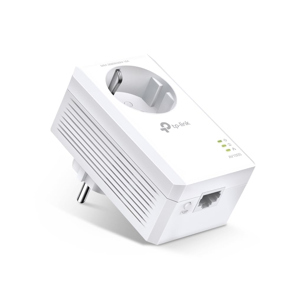 TP-Link TL-PA7017P Powerline-Adapter mit Steckdose (AV1000)