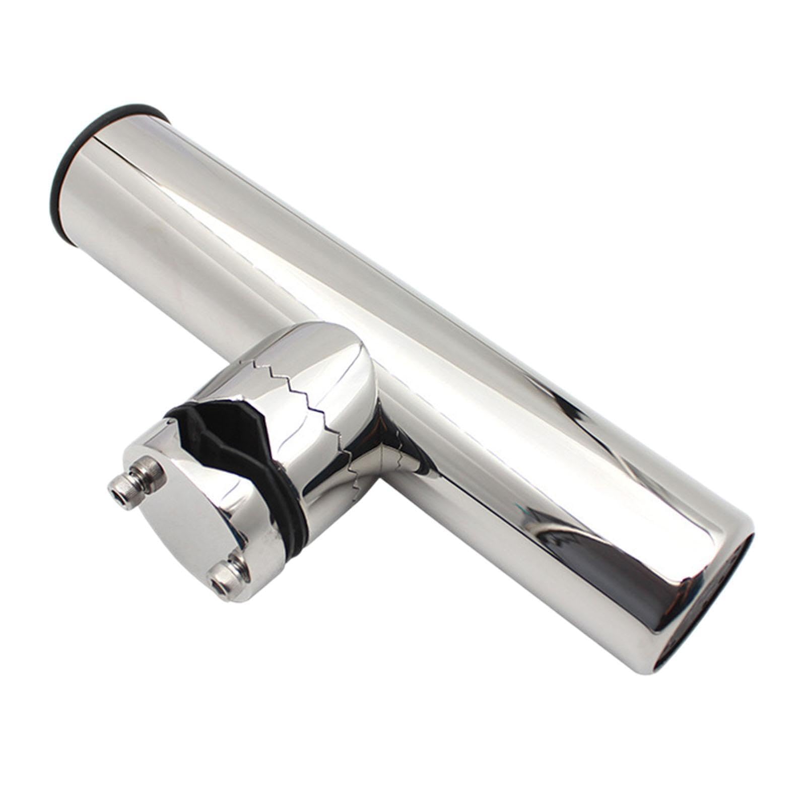 Supporto per Canna da Pesca per Barca, Supporto per Canna da Pesca Regolabile, Montato su rotaia, in Acciaio per Inox, Facile da Montare, per da con Morsetto, per da per