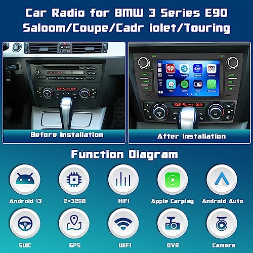 Hikity 7'' Android Autoradio per BMW