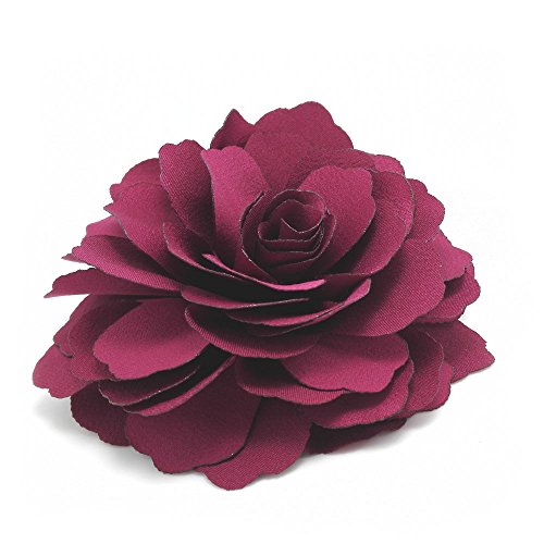 Preisvergleich Produktbild Meilliwish Kamelien Blume Haarklammer Brosche (Magenta) (A74)