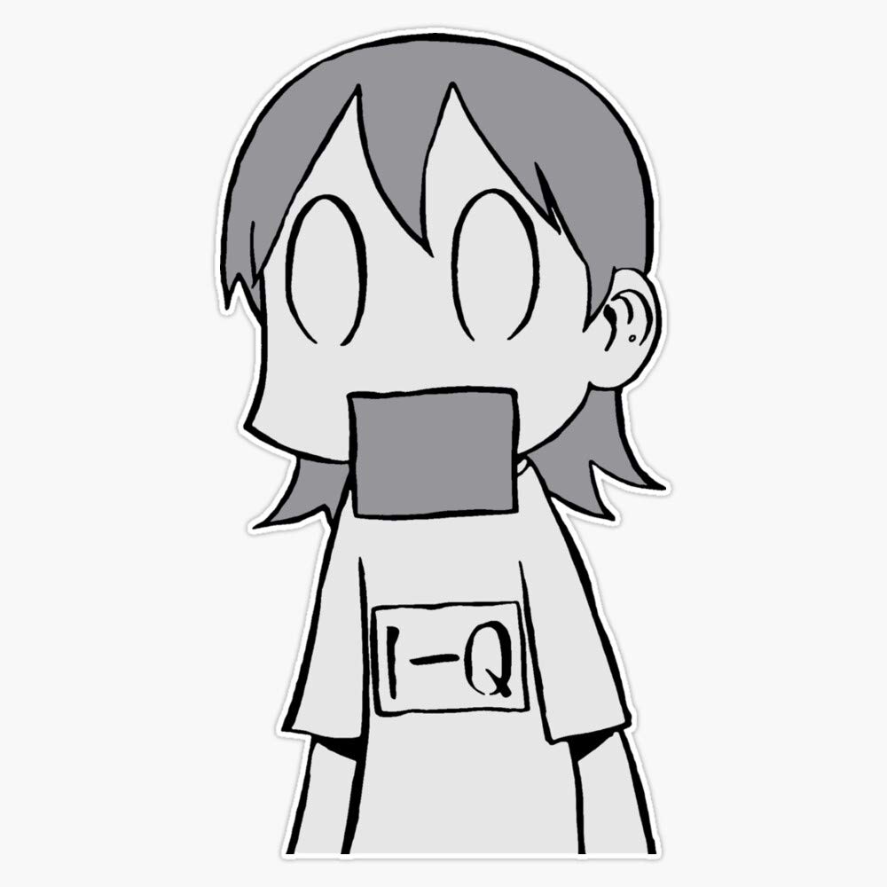 Nichijou Ehh? Vinyl Waterproof Sticker Decal Car Laptop Wall Window Bumper Sticker 5"