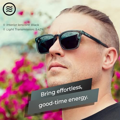 NEVEN Divebomb Men's Polarized Sunglasses - Classic, Rectangular Concert Sunglasses - Fashion Accessories for Road Trips.2