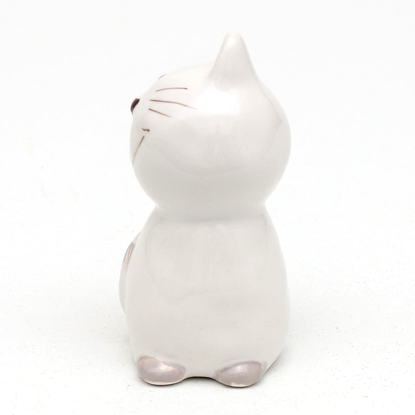 Dekohelden24 2-częściowy zestaw ceramiczny solniczka/pieprzniczka w kształcie kotów, wymiary ok. 7 x 6 x 7 cm.