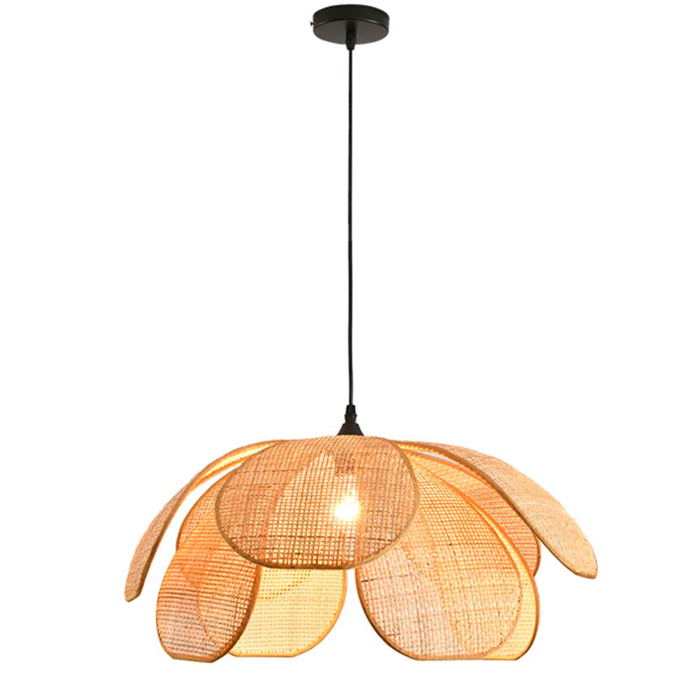 Plafonnier suspendu en forme de pétale luminaire bohème