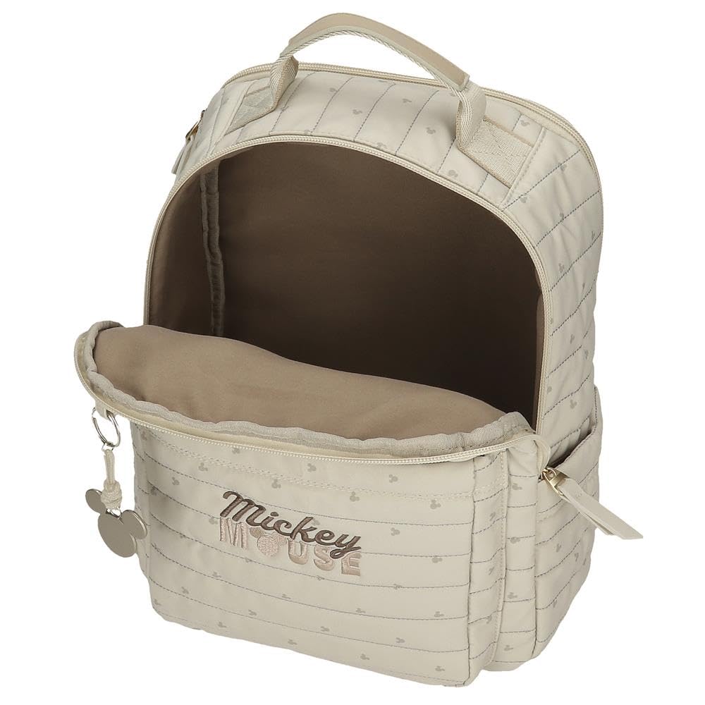 Joumma Disney Duna Mickey Wanderrucksack Beige 27x32x13 cm Polyester 11.2L