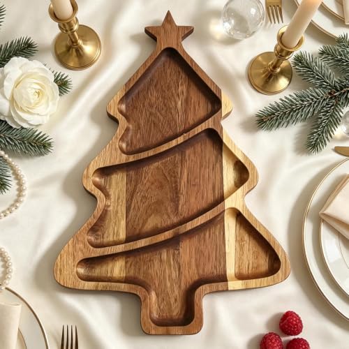 Generisch Christmas Serving Board, Snack Tray, Rustic Kitchen Decor – Bild 2