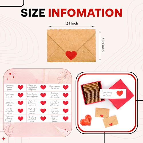 Image of Mini Love Notes card with envelopes: Love cards for Mother's Day, I love you for boyfriend, girlfriend, Wife, Mom from daughter,son, Dad, Love notes for her, love you cards for him, i love you gifts for him
