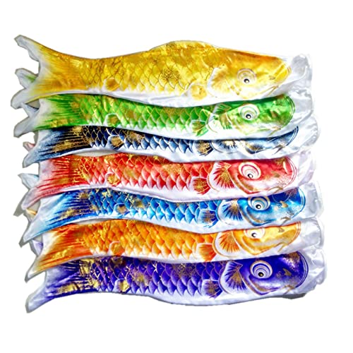 ＡＷＨＡＯ 4x da Carpa Japonesa da Carpa Japonesa Ao Ar Livre Pendurado Decoração da Carpa Japonesa, 80cm