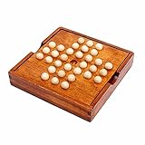 GRAN REGALO: Ideal como regalo para amigos y familiares, esta es una gran idea, juego tradicional, mini solitario de viaje para adultos, estudiantes y niños, y funciona como una pieza atractiva.