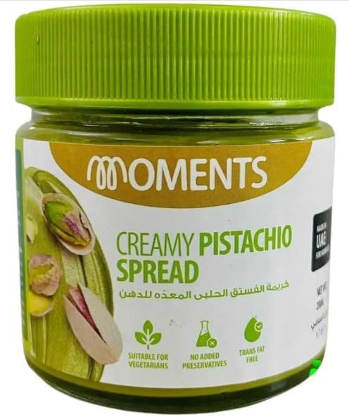 Moments Kunafa Pistachio Spread a Decadent Blend Of Creamy Pistachio and Sweet Kunafa, Offering a Unique Twist on Traditional Spreads 200gm (From UAE)-image-6