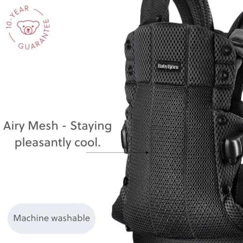 Image of BabyBjorn Baby Carrier Harmony, 3D Mesh, Black