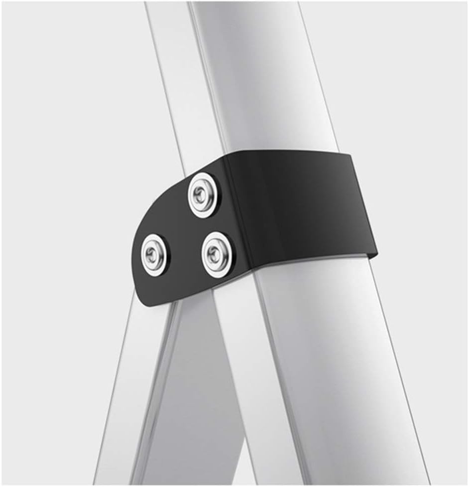 Step Stool 3-Step Escalators, Dual-Use Kitchen Ladder Frame Aluminum Alloy Stepladder Load Capacity 150Kg Household Ladder/49X84X140Cm