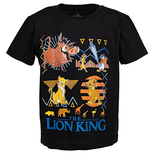 Image of Disney Lion King Toy Story Mickey Mouse Cars T-Shirt Tank Top and French Terry Shorts 3 Piece Outfit Set Toddler to Big Kid