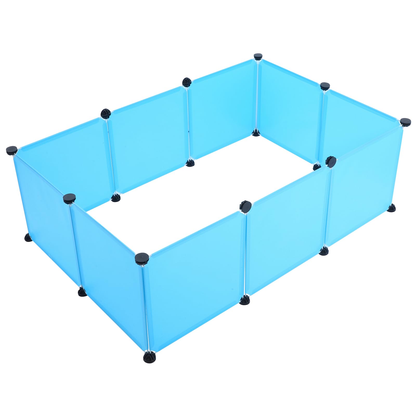SUPVOX 1set Recinto Per Regolabili Per Criceti Porcellini e Conigli Box Per Allevamento e Facile e Trasportare Blu e