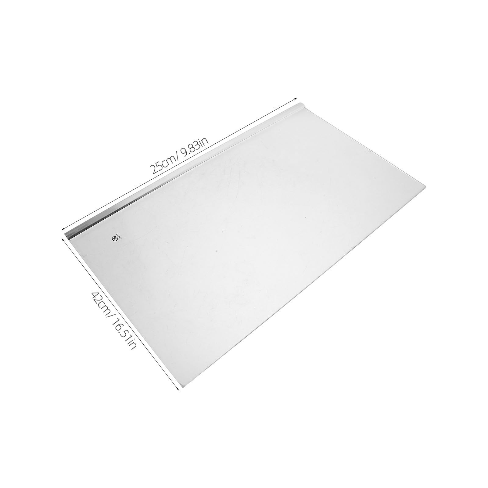 Estante de Vidrio de Repuesto para Refrigerador, 420x250 Mm | Vidrio Templado Transparente, Fácil Limpieza y Durabilidad, Hogar Oficina