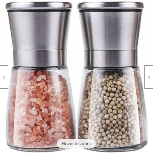 salt pepper grinder combo
