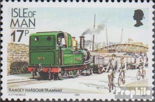 United Kingdom - Isle of Man 360IV (Complete.Issue.) with Year 1991 1991 Railway (Stamps for Collectors) Trains/Railway/funicular