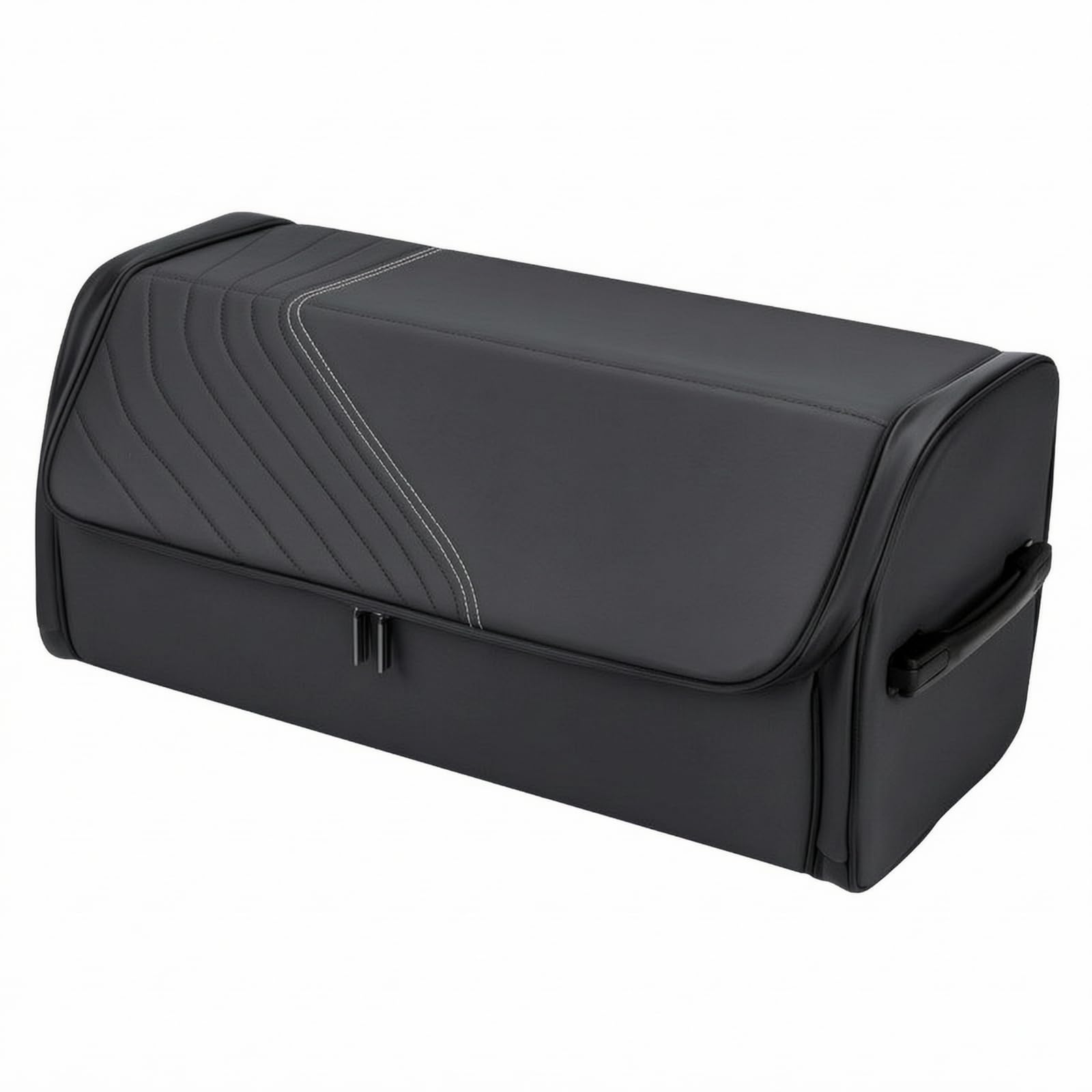 Qianly Borsa per Bagagliaio Morbido, Nero, Nero, Grande