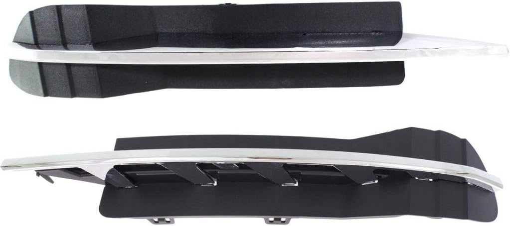 For Chevy Malibu Fog Light Cover 2008 09 10 11 2012 Outer Driver and Passenger Side Pair/Set | LS/LT | Primed | GM1038114 + GM1039114 | 25905343 + 25905344