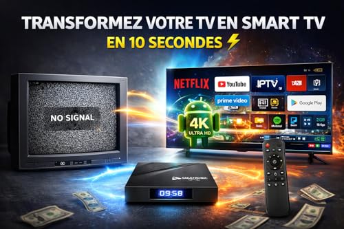 Box Android TV 4K pour remplacer votre décodeur et streamer sans limite