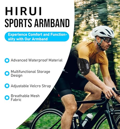 Hirui Universal Sports Armband Comfort Running Armband And Wristband Cell Phone Holder For Exercise Workout thumb #1