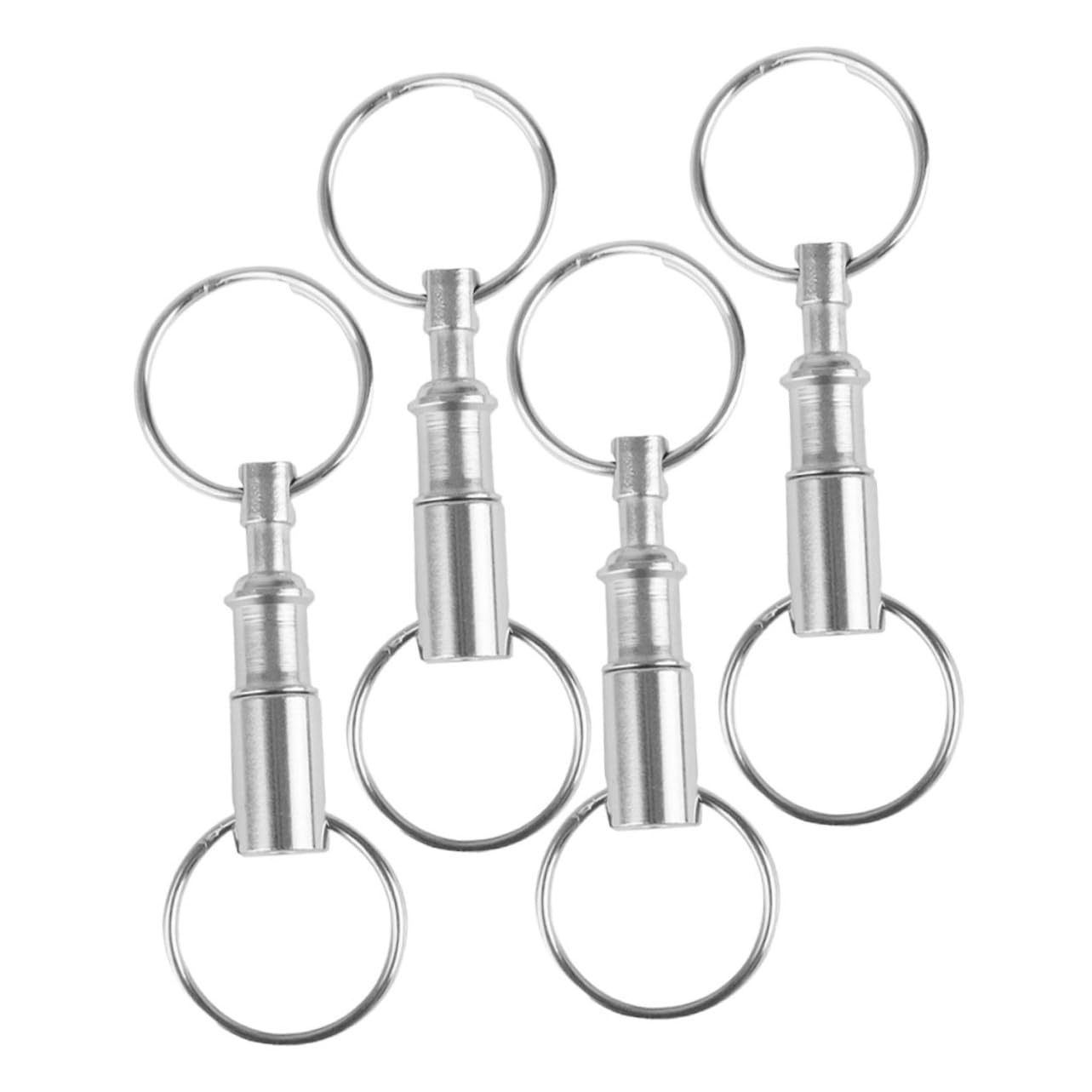 Toyvian Portachiavi Staccabile con Doppio Sgancio Rapido per Chiavi Leggeri E Resistenti Accessori per Borse E Chiavi