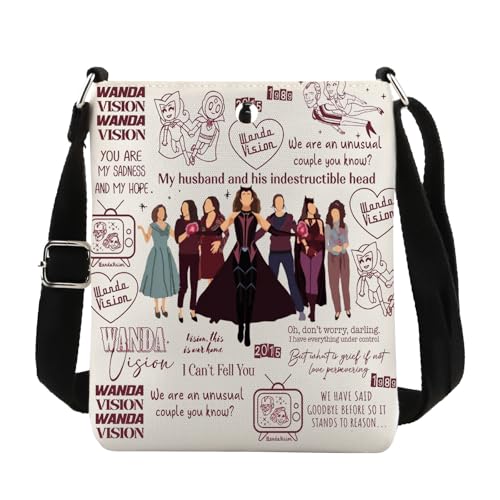 TIIMG Super Hero Movie Inspired Gift Wan-da gift Witch Movie Gift Anti-Hero Movie Crossbody Bag