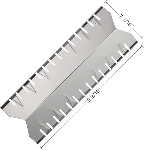 Miniatura 2 de Piezas de repuesto de escudo térmico para parrilla Huntington 6301-24, 6300-14, 6301-14, 30040HNT, 24025HNT, Master Forge 30030MSF Broil-Mate