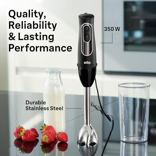 Braun MQ5025 Hand Blender Multiquick Vario, MQ5025, Black image 6